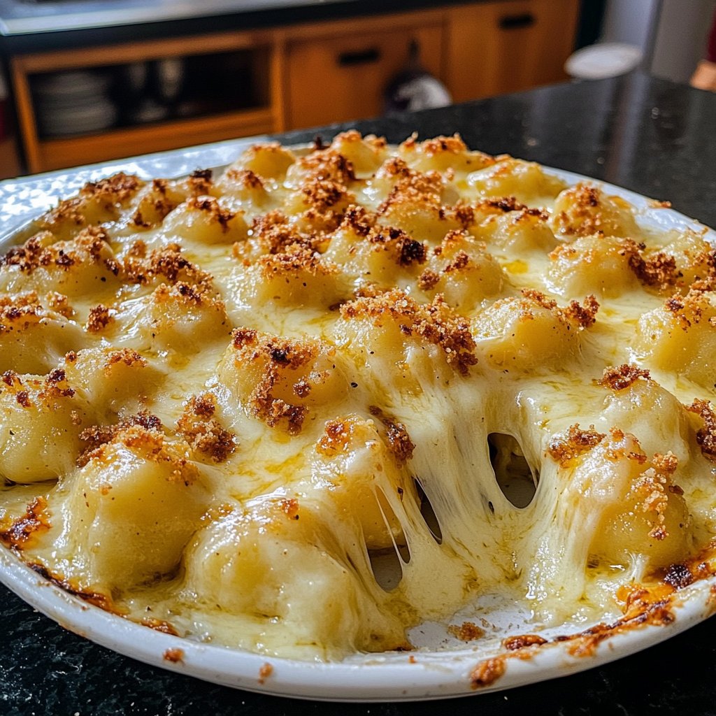Gnocchi aus dem Ofen mit Käse