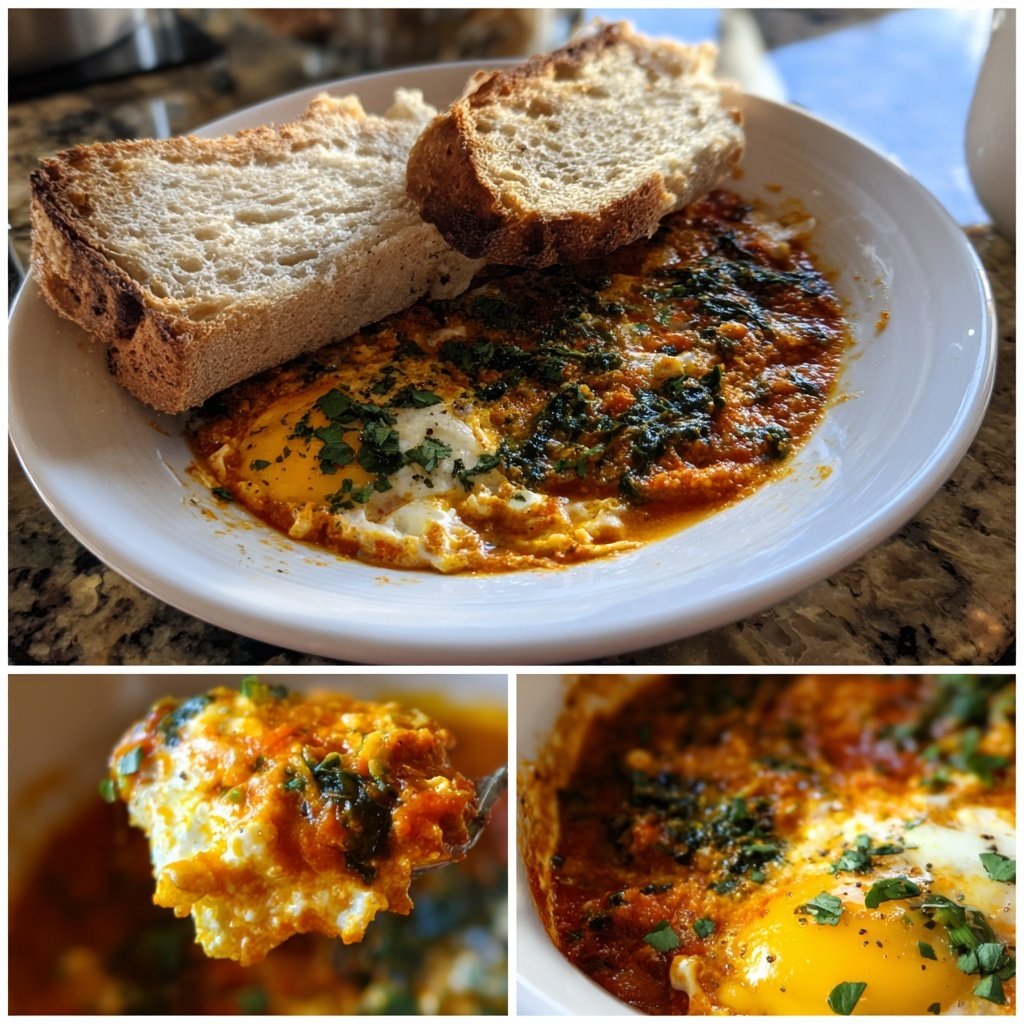 Shakshuka mit Spinat