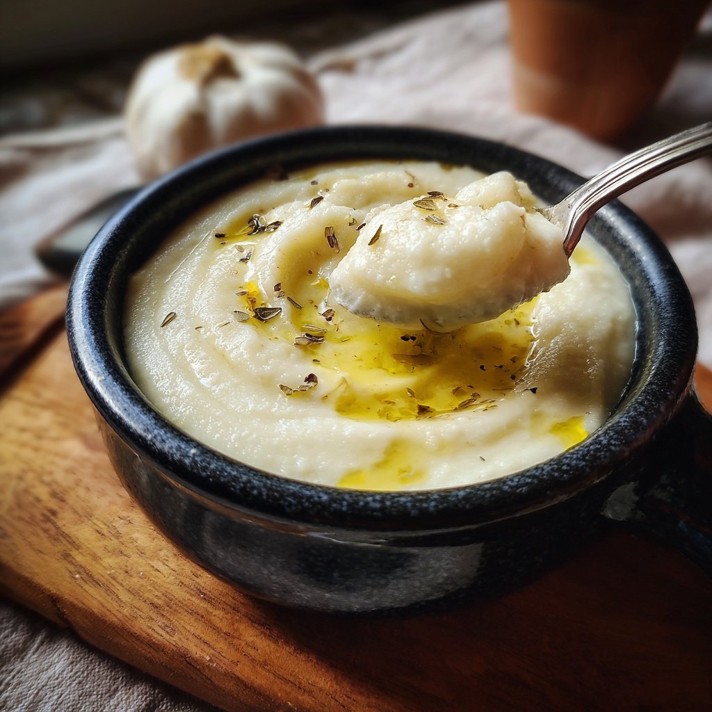 Blumenkohlsuppe fein püriert