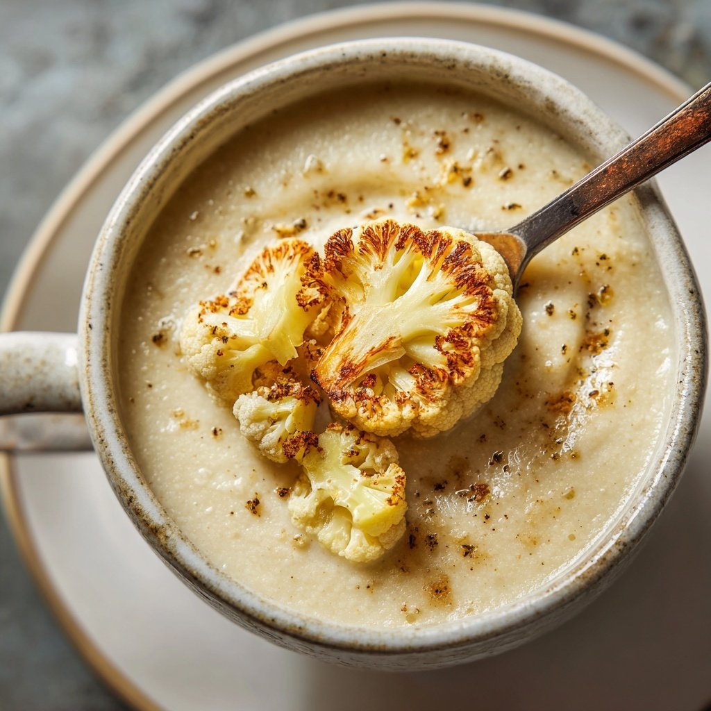Blumenkohlsuppe cremig vegan