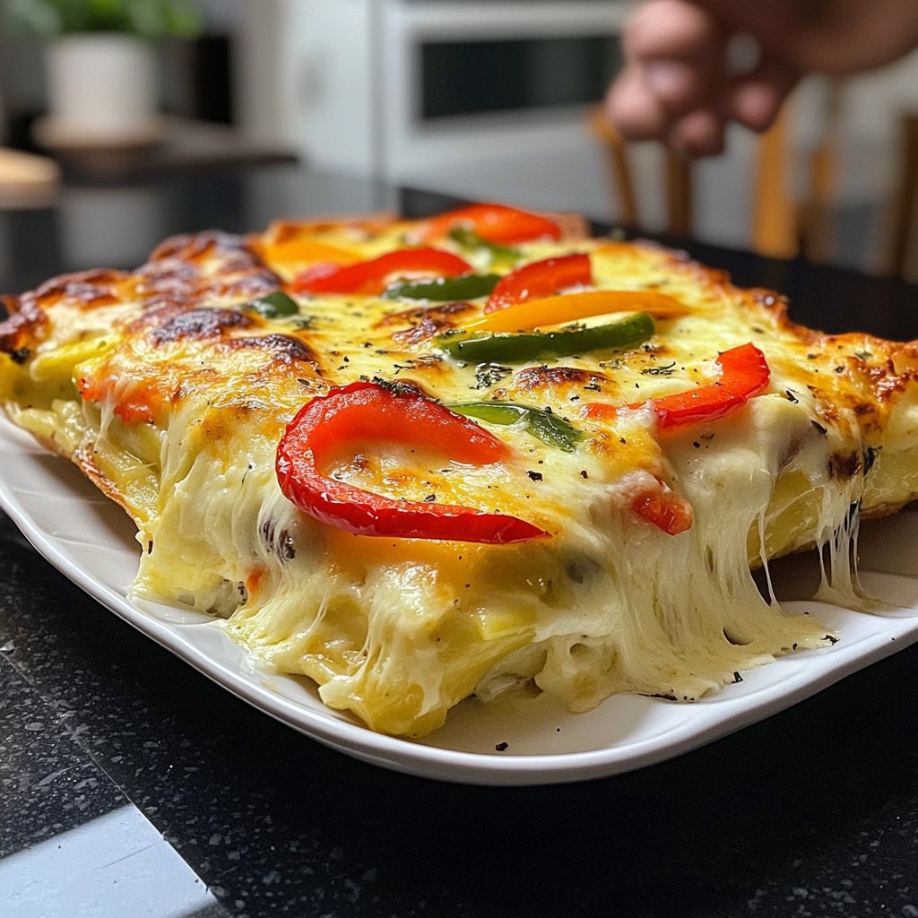 Kartoffelauflauf mit Paprika