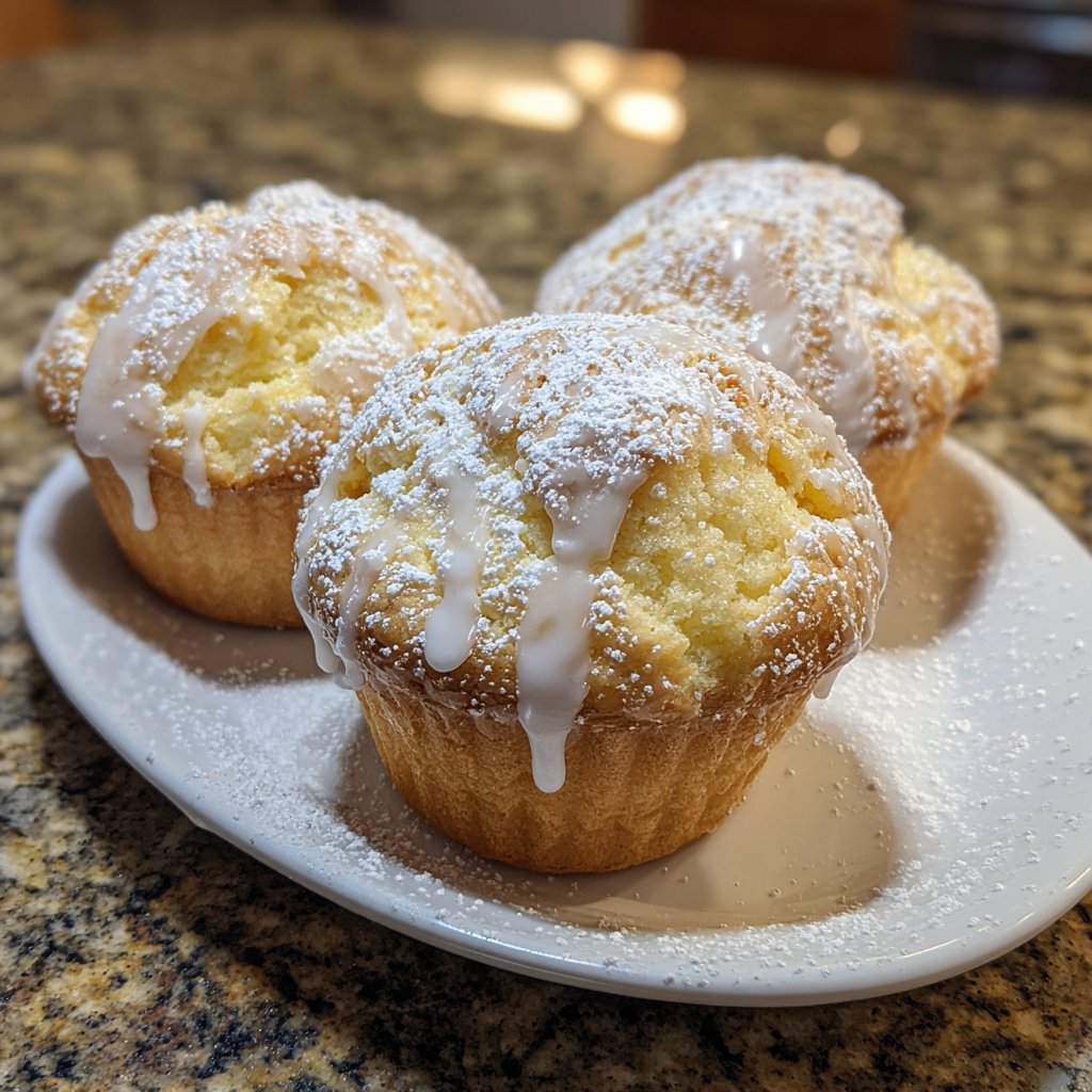 Vanillemuffins mit weicher Krume
