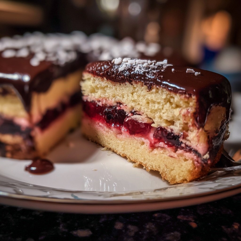 Lübecker Kirsch-Marzipan-Torte