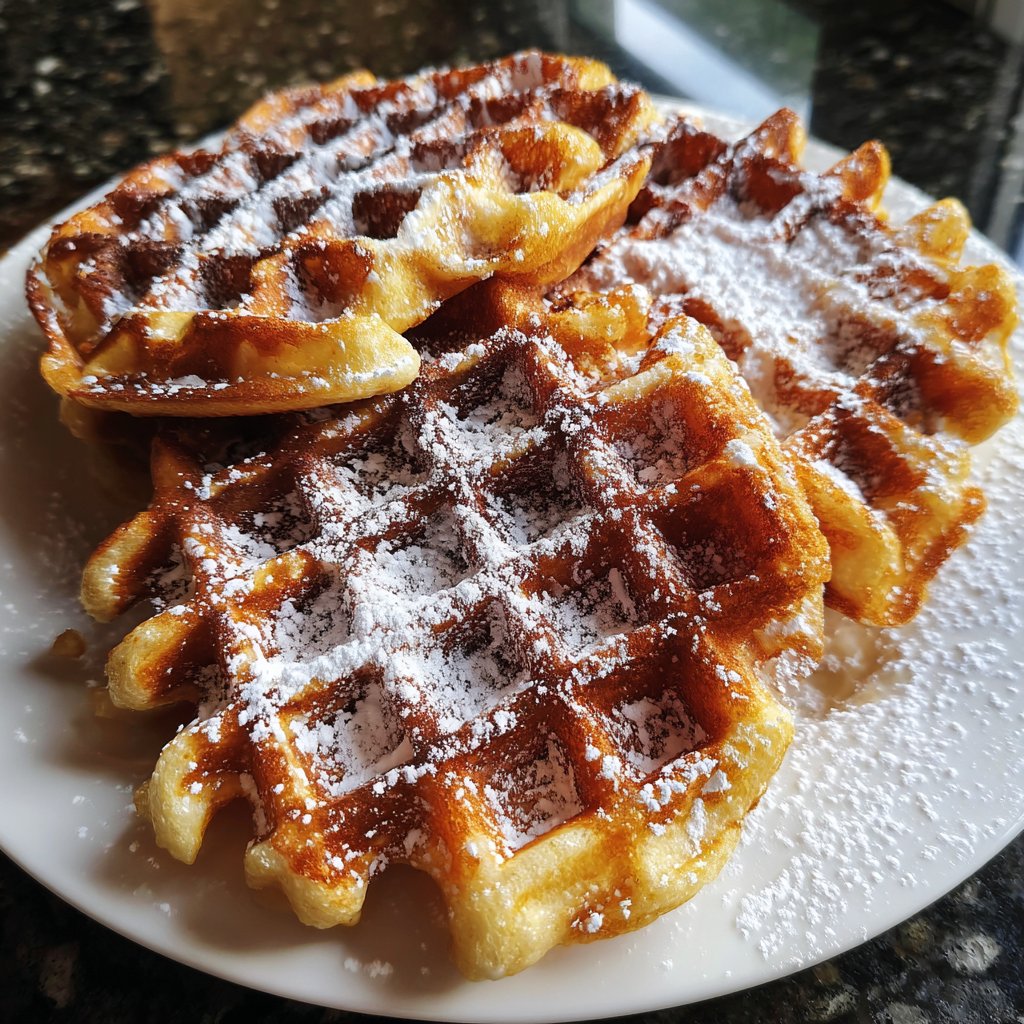 Waffeln selbst gebacken