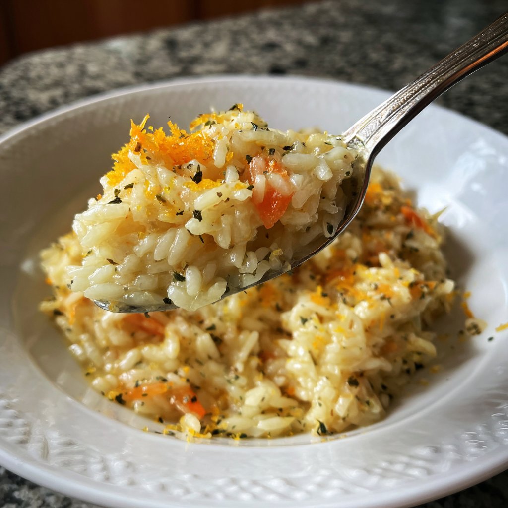 Risotto mit Fenchel und Orange