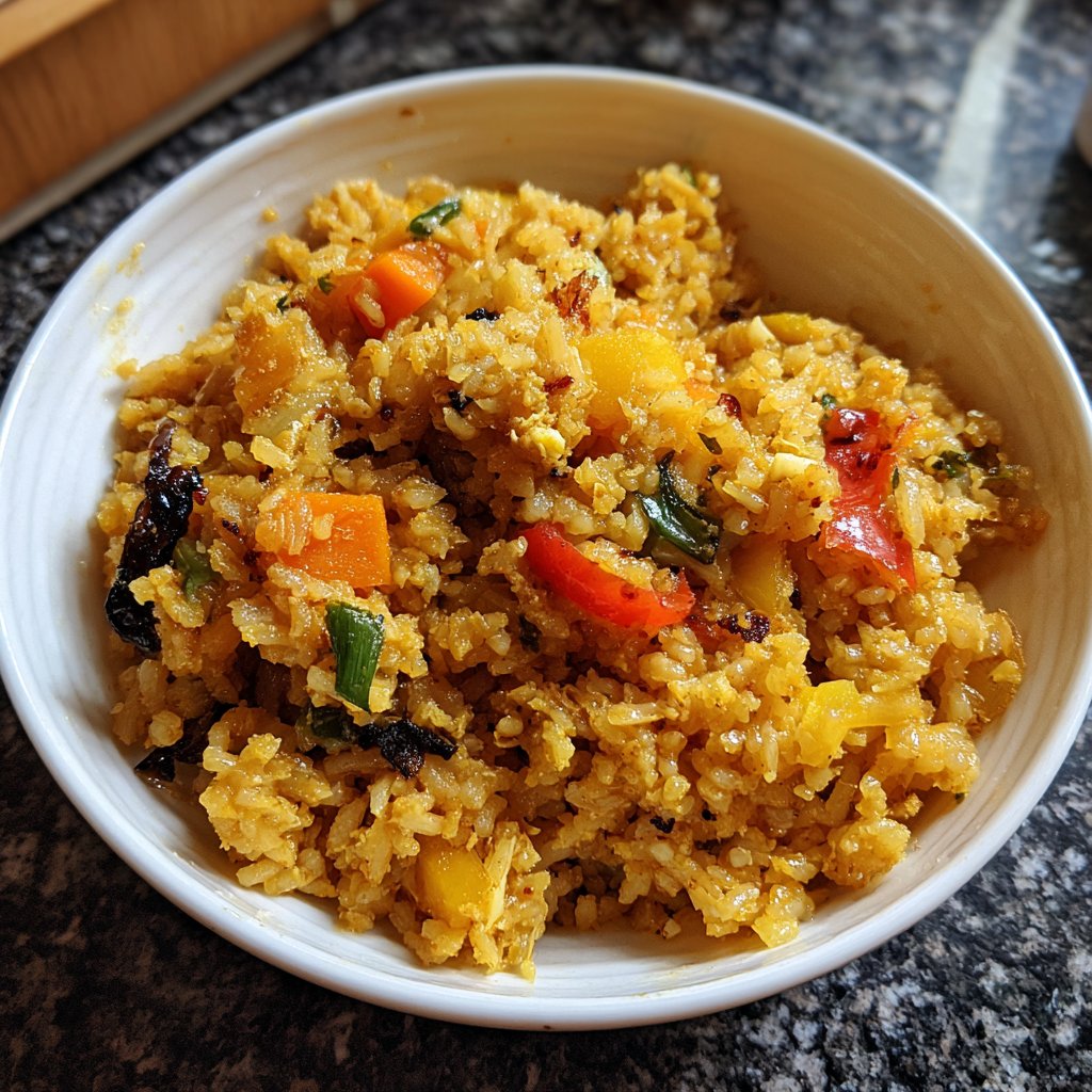 Gebratener Reis mit Ingwer